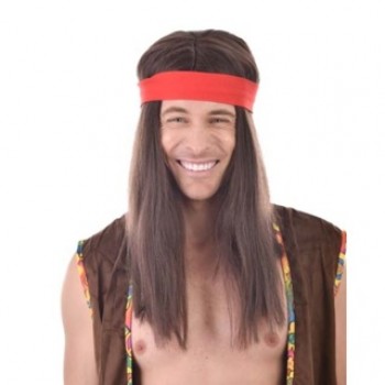 Men's Hippie Brown Wig BUY